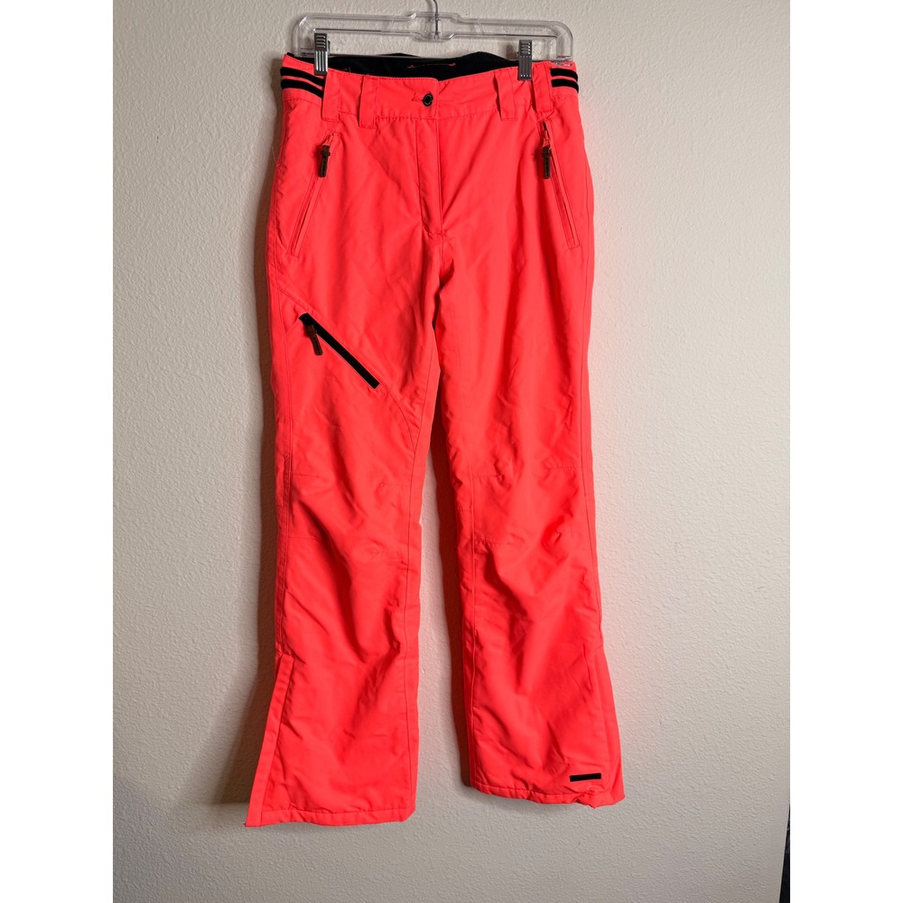 Icepeak AWS Extreme Ski Pants Neon Pink Coral Insulated Snowboard Pants Women 4